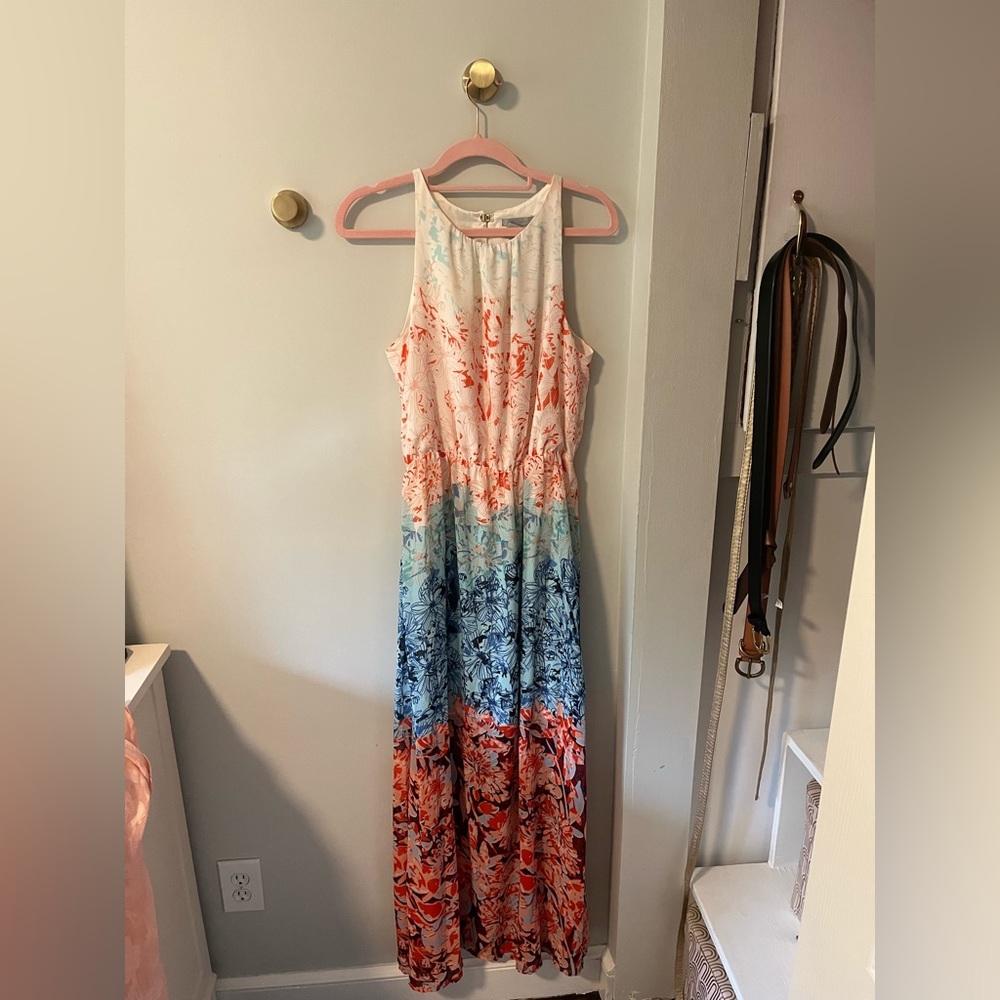 Printed maxi dress